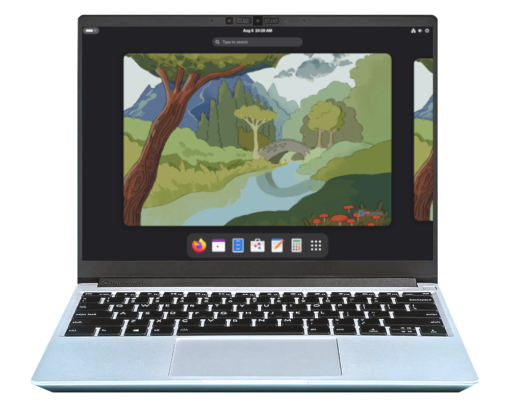 Tangkapan layar dari Fedora Silverblue